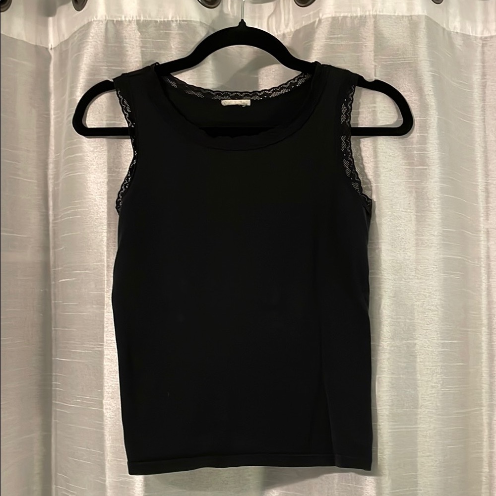 Black Lace Tank Top